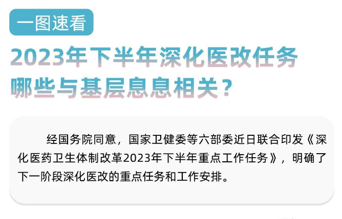 六部委聯(lián)合發(fā)布下半年深化醫(yī)改任務(wù)，基層就該這樣干！